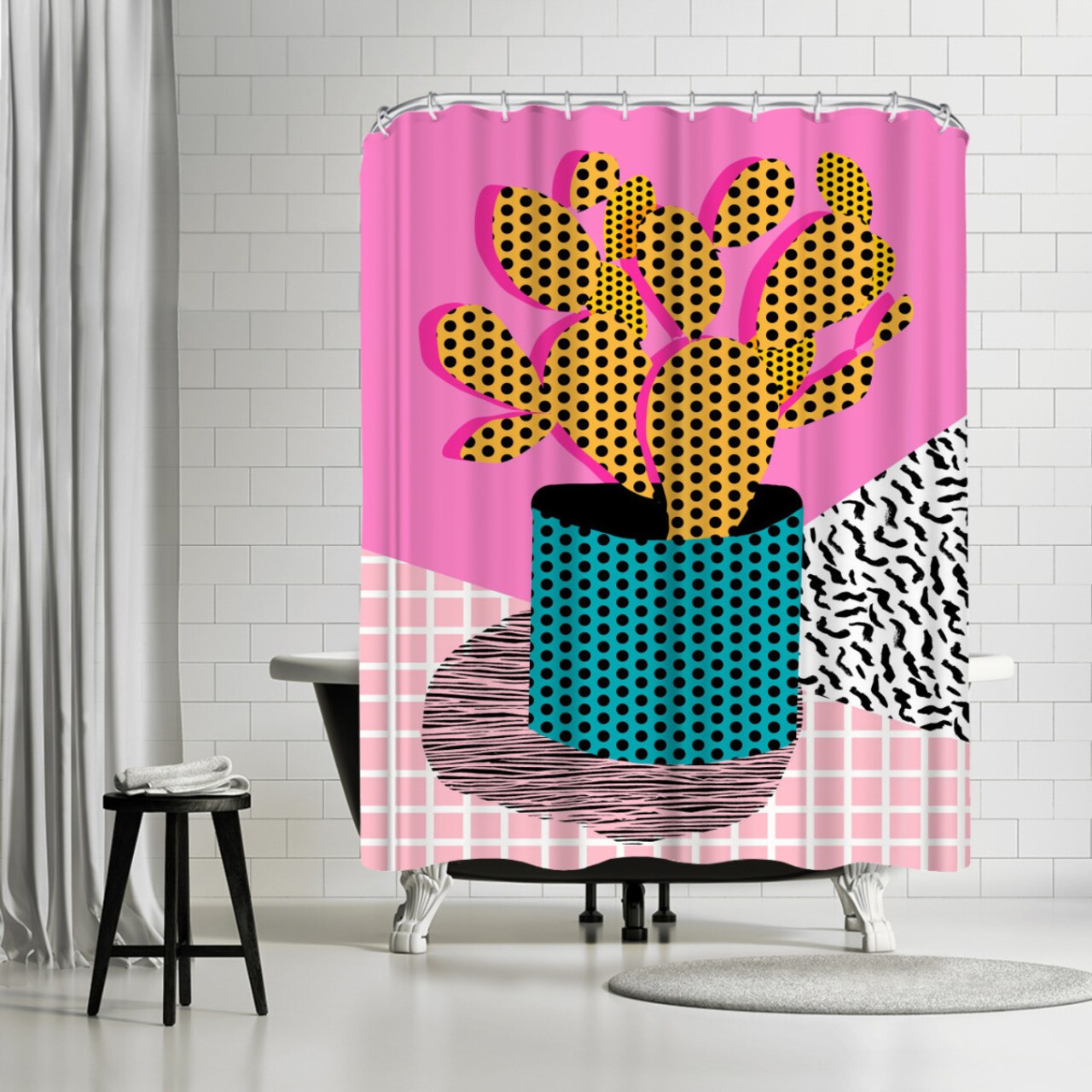 Ace by Wacka Designs Shower Curtain 71&#x22; x 74&#x22;